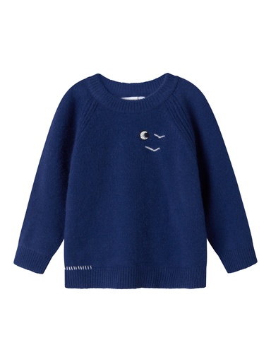 NAME IT MINI - NMM NAVID LS NREG KNIT - Blueprint
