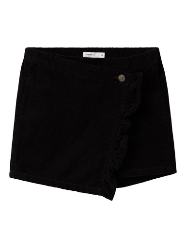 NAME IT KIDS - NKF KELLY CORD SKORT 7299-CY PS O - Black