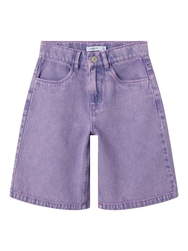 NAME IT KIDS - NKF ROSE DNM HW LONG SHORTS 4009-ZA F - Orchid OVERDYED