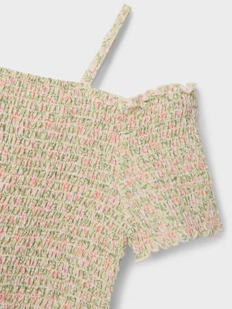 LMTD - NLF HAILYS SHORT DRESS - Baby'S Breath FLOWER - AOP