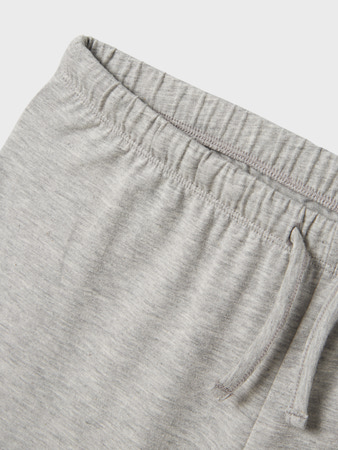 LMTD - NLF BENEDICTE LW WIDE PANT - Light Grey Melange