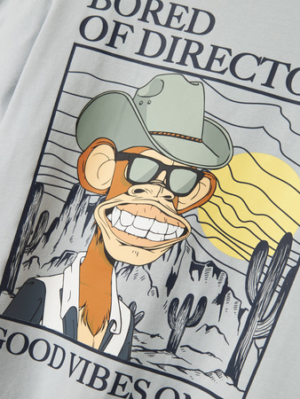 NAME IT KIDS - NKM MAIS BOD NREG SS TOP BOX SKY - Pearl Blue