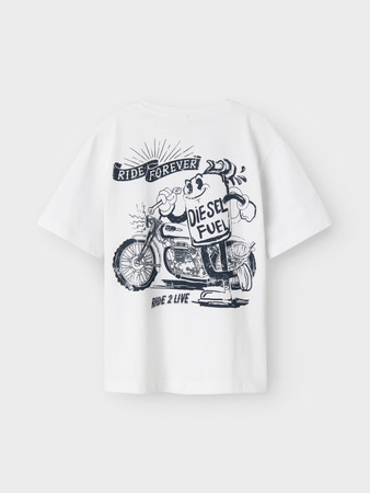 NAME IT KIDS - NKM HABO SS NREG TOP - Bright White