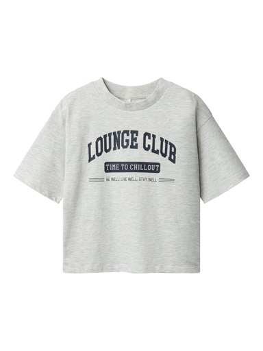 NAME IT KIDS - NKF BEKAREN SS NREG TOP - Light Grey Melange