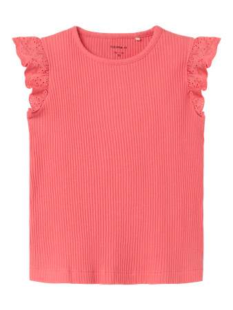 NAME IT MINI - NMF HALINA SS TOP - Spiced Coral