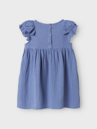 NAME IT MINI - NMF HAKKI CAPSL DRESS - Bleached Denim
