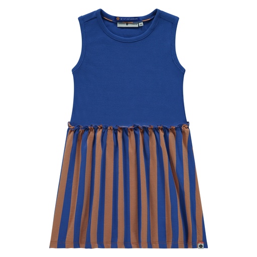 Stains & Stories - girls dress sleeveless - cobalt - SSA25308744-SSA-00068