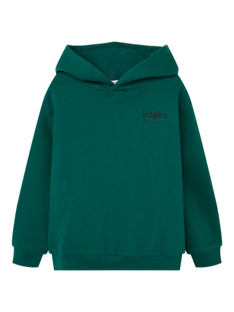 NAME IT KIDS - NKM DEVIN LS RLX SWE HOOD BRU - Forest Biome