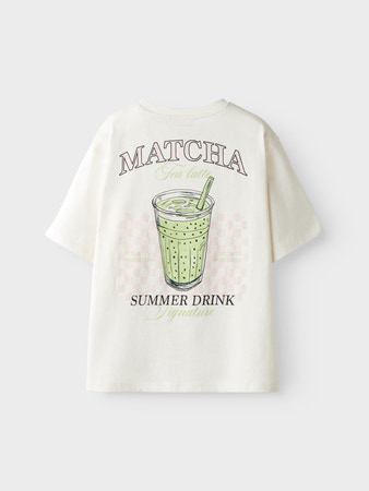 NAME IT KIDS - NKF DANUSCHA SS NREG TOP - Cloud Dancer