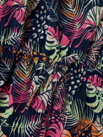 NAME IT KIDS - NKF VINAYA SS PLAYSUIT FFFFF NOOS - Navy Blazer FRESH TROPICAL