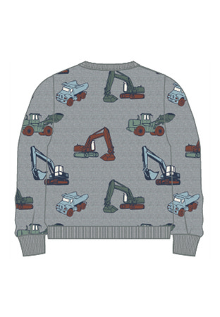 NAME IT MINI - NMM NENEAN LS SWE BRU PB - Grey Melange