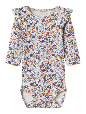 NAME IT BABY - NBF KORRA LS BODY - Cloud Dancer