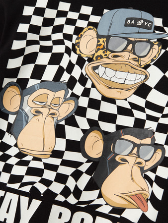 NAME IT KIDS - NKM JASE BOD NREG SS TOP BOX SKY - Black