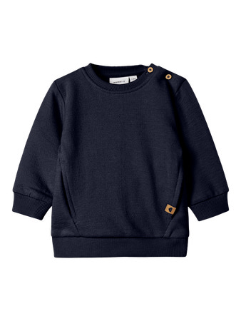 NAME IT BABY - NBM LOOP LS SWEAT - Navy Blazer