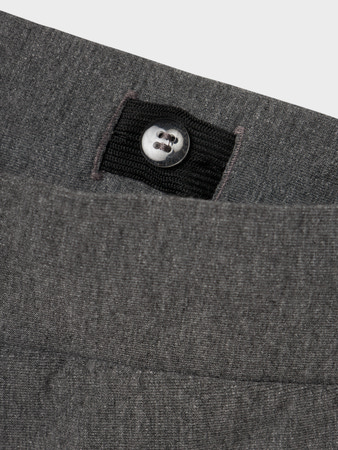 LMTD - NLF LONJA LW BOOTCUT PANT - Dark Grey Melange