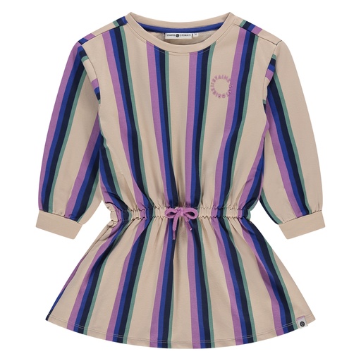 Stains & Stories - girls dress long sleeve - beige - SSA25508776-SSA-00074