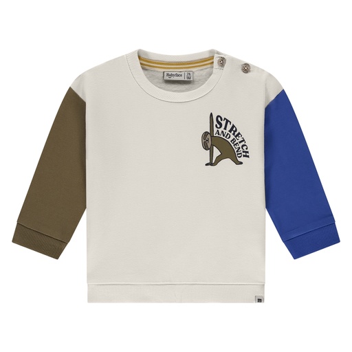 Babyface - baby boys sweatshirt - off white - BBE25427405-BBE-00024