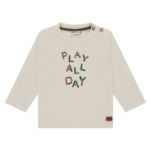Babyface - baby boys t-shirt long sleeve - creme - BBE25527631-BBE-00146