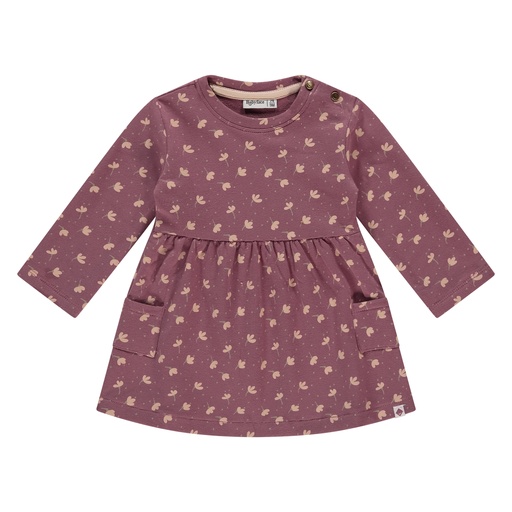 Babyface - baby girls dress - burgundy - BBE25528722-BBE-00281