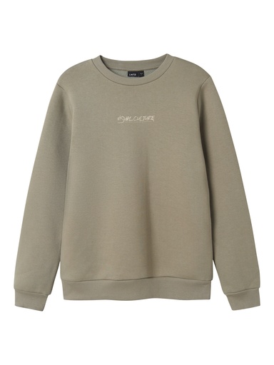 LMTD - NLM NAUGUST LS BRU O-NECK SWEAT - Shadow