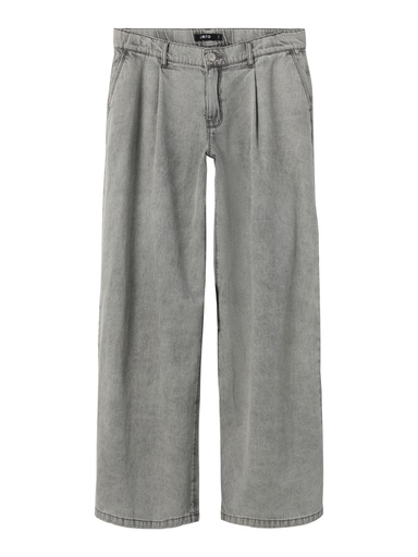 LMTD - NLF BEA DNM NW PLEAT WIDE PANT - Medium Grey Denim