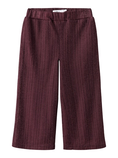 NAME IT MINI - NMF RISILK WIDE PANT R - Burgundy