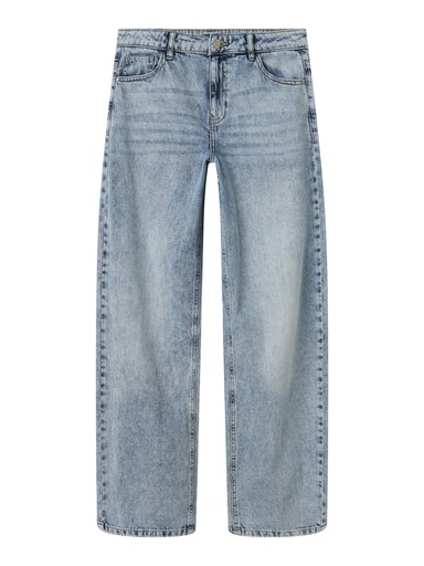 LMTD - NLM BEX DMN R LOOSE PANT NOOS - Light Blue Denim