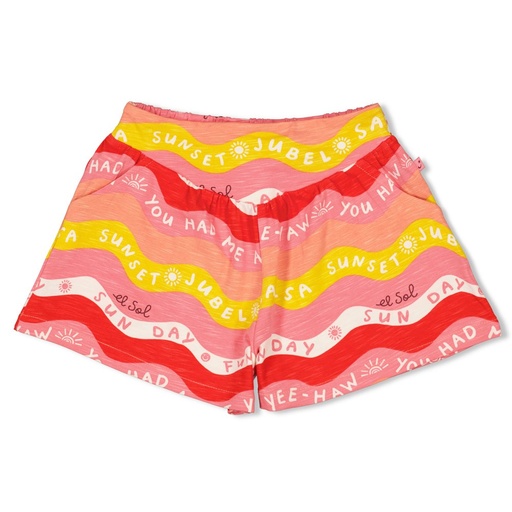 Feetje - Short AOP - Salsa Sunset - Roze - 92100150