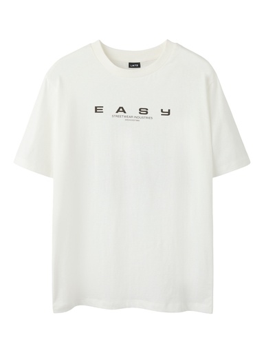 LMTD - NLM EASY SS L TOP - White Alyssum W. Black Coffee