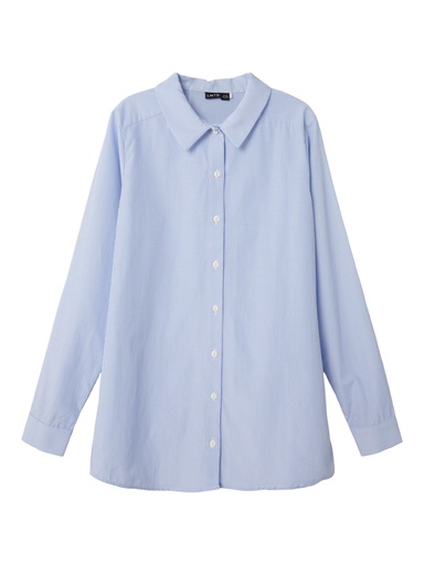 LMTD - NLF TICOLINE LS LONG SHIRT - Vista Blue