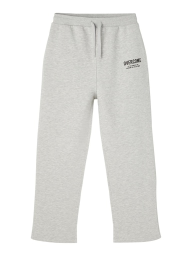 LMTD - NLM TYGE STRAIGHT SWEAT PANT - Grey Melange