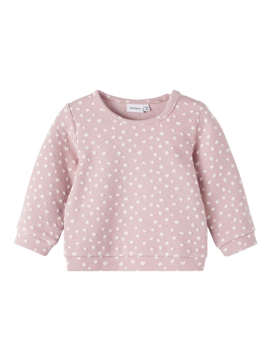 NAME IT BABY - NBF BERITTA LS SWEAT - Violet Ice
