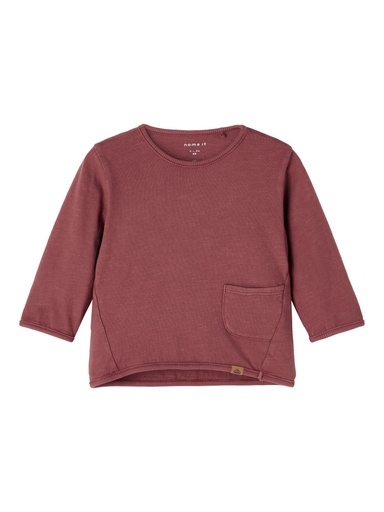 NAME IT BABY - NBN BEBBO LS TOP - Crushed Berry
