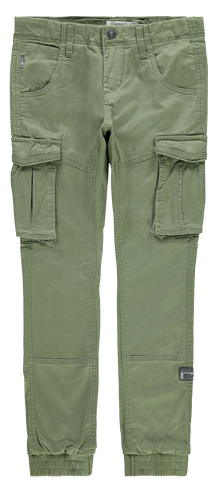 NAME IT KIDS - NIT BAMGO REG/R TWI CA PANT M NMT NOOS - Deep Lichen Green