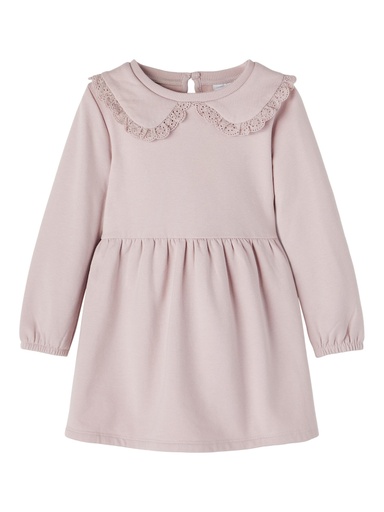 NAME IT MINI - NMF TORKIDE SWEAT DRESS BRU - Violet Ice