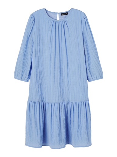 LMTD - NLF DRINC 3/4 O-NECK DRESS W. L - Vista Blue