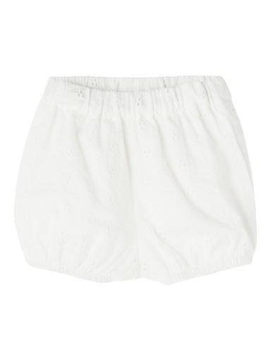NAME IT BABY - NBF DELONE SHORTS - White Alyssum