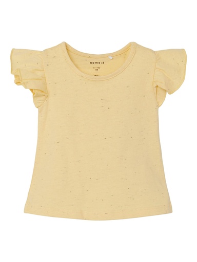 NAME IT BABY - NBF JEANETTE CAPSL TOP - Golden Haze
