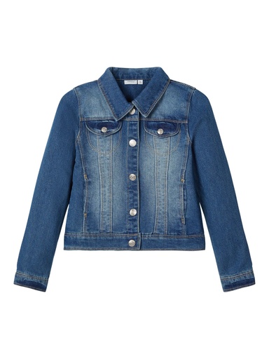 NAME IT KIDS - NIT STAR RIKA DNM JACKET NMT NOOS - Medium Blue Denim