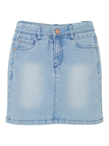 NAME IT KIDS - NKF SALLI DNMTAYA 1678 HW SKIRT NOOS - Light Blue Denim