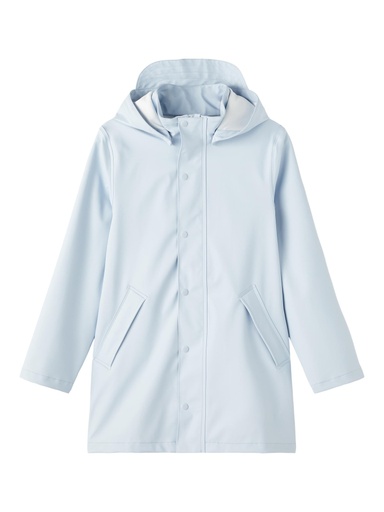 NAME IT KIDS - NKN DRY RAIN JACKET LONG FO - Heather