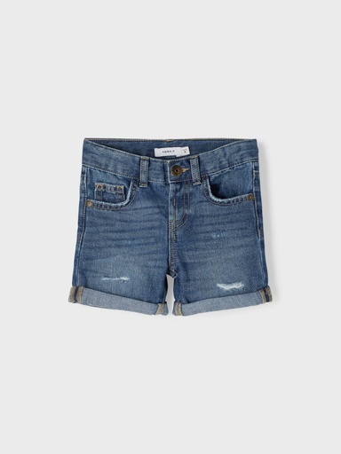 NAME IT MINI - NMM RYAN DNMBAPIMS 2632 L SHORTS - Medium Blue Denim