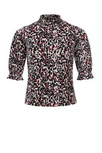[8719645151306] Looxs - 10Sixteen plisse top - camo leopard - 2201-5105-987