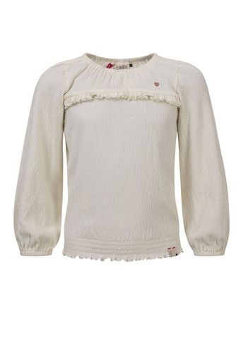 [8719645153232] Looxs - Little balloon T-shirt ls - MILK - 2201-7407-048