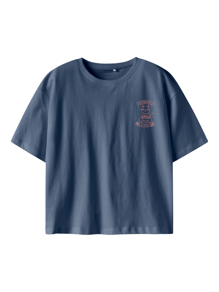 NAME IT KIDS - NKM TRENTON SS NREG TOP PS - Vintage Indigo