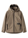 NAME IT KIDS - NKM ALFA08 SOFTSHELL JACKET RUN FO - Fossil