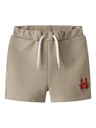 NAME IT MINI - NMM FRESNO NREG SWE SHORTS UNB BOX PB - Aluminium