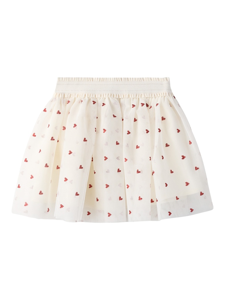 NAME IT MINI - NMF BEROSS TULLE SKIRT - Cloud Dancer