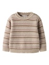 NAME IT MINI - NMF BARILLE LS KNIT - Peyote TOASTED COCONUT