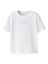 NAME IT MINI - NMM FLOKAN SS NREG TOP - Bright White
